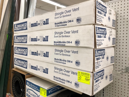 (4) 10ct. Boxes Shingle Over Vent