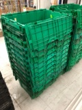 (12) Flip-Top Poly Totes