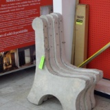 Pair of Concrete Bench Supports
