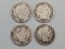 (4) Asst. Liberty Head 10¢