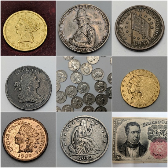 Estate Coins & Currency