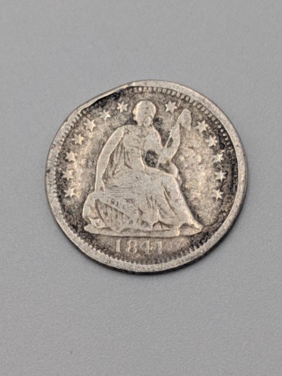 1841 Liberty Seated 5¢