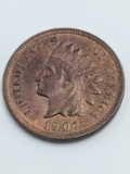 1907 Indian Head 1¢