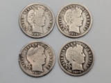 (4) Asst. Liberty Head 10¢