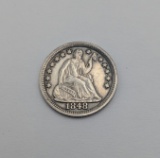 1848 Liberty Seated Half Dime