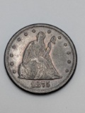 1875 CC Liberty Seated 20¢