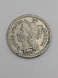 1889 Nickel 3¢