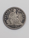 1839 O Liberty Seated 10¢