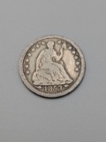 1853 Liberty Seated 5¢