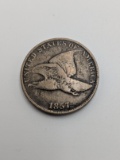 1857 Flying Eagle 1¢