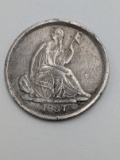 1837 Liberty Seated 5¢