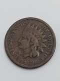 1873 Indian Head 1¢