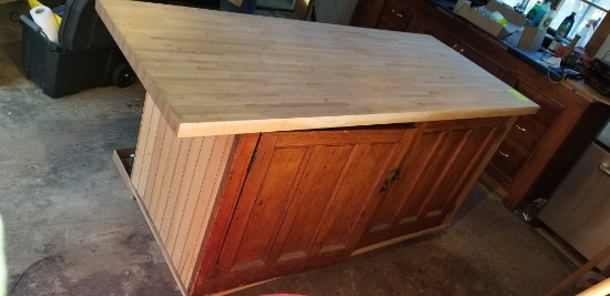 Butcher Block Kitchen Island