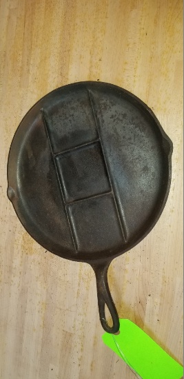 Griswold 665D Cast Iron Round Breakfast Skillet