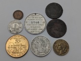 (8) Asst. Coins & Tokens