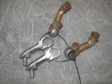 (2) Sets Chrome Handlebar Risers