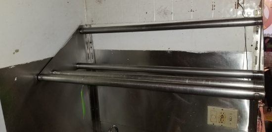 SS Wall-Mount Drain Rack