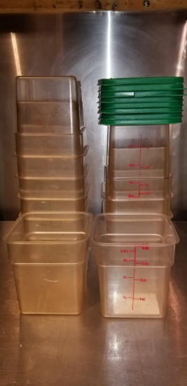 (22 pcs) Asst. Cambro Storage Containers