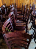 (8) Hardwood Dining Chairs