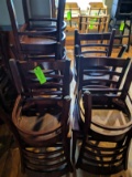 (9) Hardwood Dining Chairs