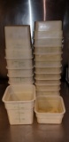 (22 pcs) Asst. Cambro Storage Containers