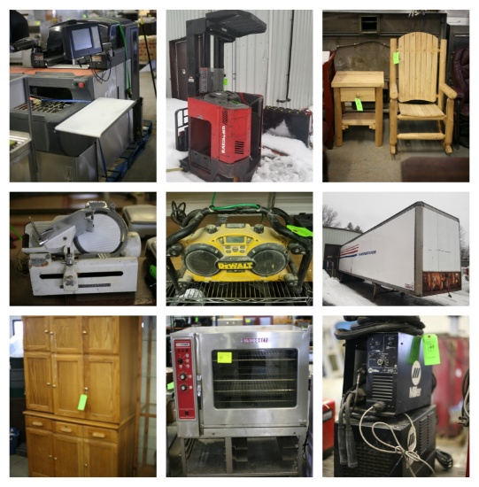 Industrial Tools, Restaurant Equip., & Much More!