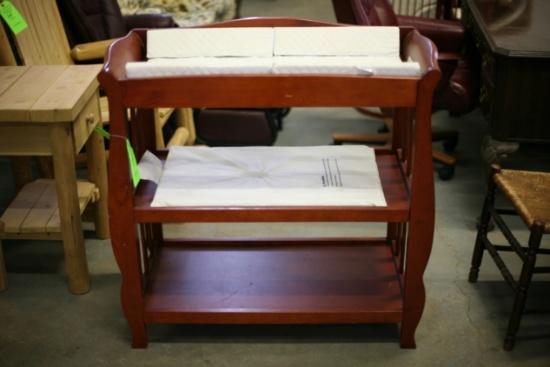 Cherry Infant Changing Table