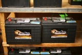 (2) Deka 12v Auto Truck Batteries