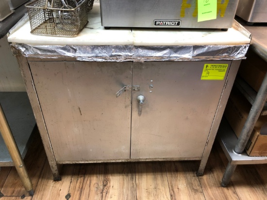 Steel Cabinet w/ Poly Cutting Board