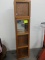 DANclock Denmark Hall Clock w/ Lighted & Mirrored Bookcase