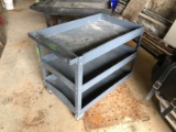 3-Shelf Rolling Work Cart