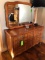 12-Drawer Traditional Cherry Bureau w/ Mirror