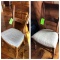 (2) Ladder Back Rush Seat Dining Chairs