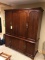 2-Door Mahogany Work Center & Computer Desk