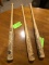 (3) Yankee Autographed Baseball Bats