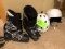 Pair of Nordica Ski Boots & (2) Helmets