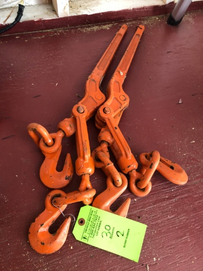 (2) 1/2" Lever Chain Binders