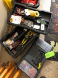 Poly Tool Box w/ Electrical Supplies