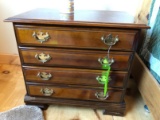 4-Drawer Chippendale-Style Night Stand