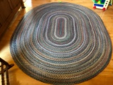 Oval Braided Wool Rug