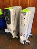 (2) Portable Oil-Filled Electric Heaters