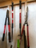 (4) Corona Extendable Garden Tools & Machete