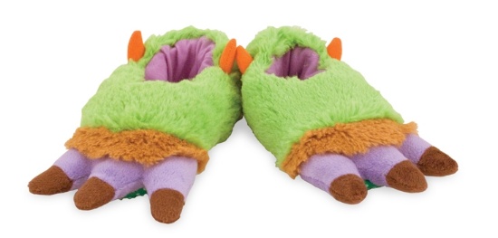 Case of (60)prs. Rich Frog Large Funky Feet Slippers-Monster