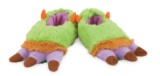 Case of (60)prs Rich Frog Small Funky Feet Slippers-Monster Feet
