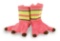 (66+/-) Rich Frog Beastly Baby Booties-Flamingo