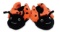 (39+/-) Rich Frog Small Funky Feet Slippers-Ladybug Feet