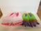 (21+/-)prs. Rich Frog Large Funky Feet Slippers-Fairy & Monster