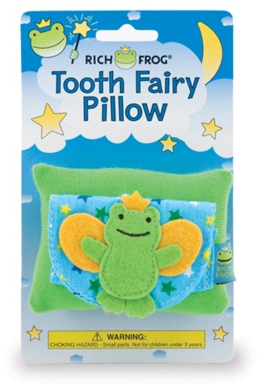 Case of (96) Rich Frog Tooth Fairy Pillow-Fairy Frog