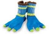 (36+/-) Rich Frog Beastly Baby Booties-Monster