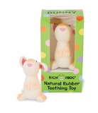 (51+/-) Rich Frog Natural Rubber Teething Toy-Bunny